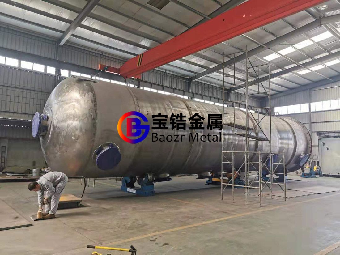 鋯合金材料在化工與燒堿設備制造中的加工工序及方法